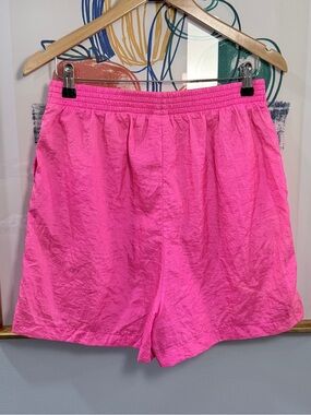 The Body Co. Neon Pink Running Shorts Large